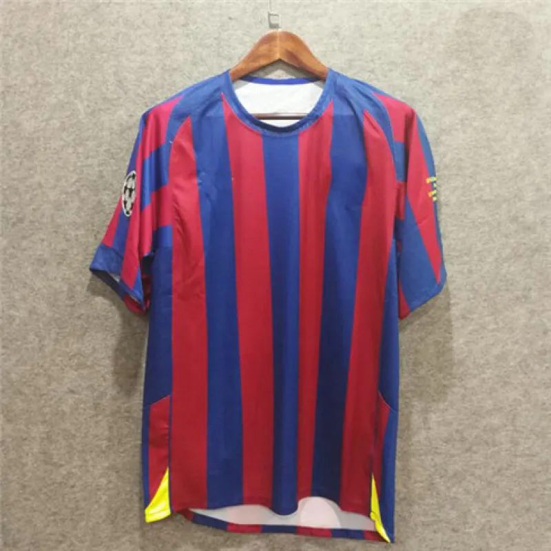 Maglia retrò del FC Barcelona Edizione finale della UCL 2006 - Rosso/Azzurro