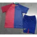 FC Barcelona Kids' Retro Jersey 2008/09 Home - Red/Blue