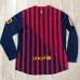 FC Barcelona Retro Langarm-Trikot 2011/12 Heimspiel - Rot/Blau