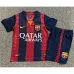 FC Barcelona Kids' Retro Jersey 2014/15 Home - Red/Blue