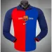 FC Barcelona Retro Langarm-Trikot 1899-1999 Gedenkausgabe - Rot/Blau