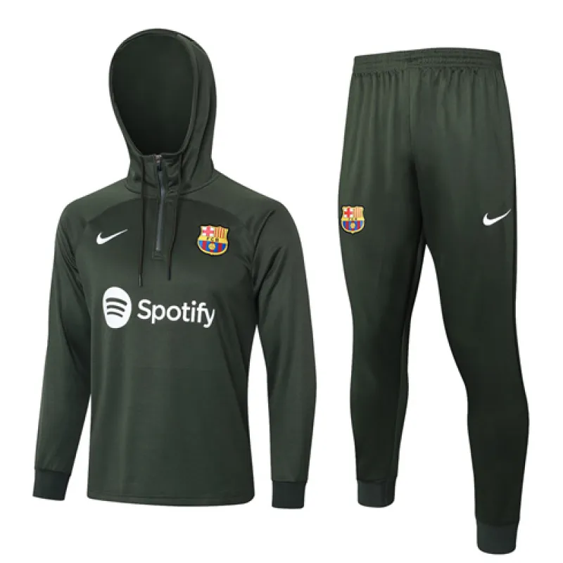 FC Barcelona Hooded Sportswear 2024/25 - Green