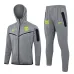 FC Barcelona Kapuzen-Sportjacke 2024/25 - Grau