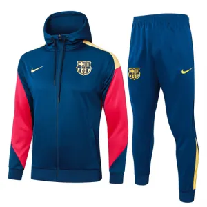 FC Barcelona Kapuzen-Sportjacke 2024/25 - Blau