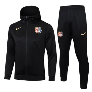 FC Barcelona Kapuzen-Sportjacke 2024/25 - Schwarz