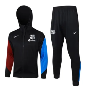 FC Barcelona Kapuzen-Sportjacke 2024/25 - Schwarz