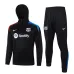 Abbigliamento sportivo con cappuccio del FC Barcelona 2024/25 - Nero