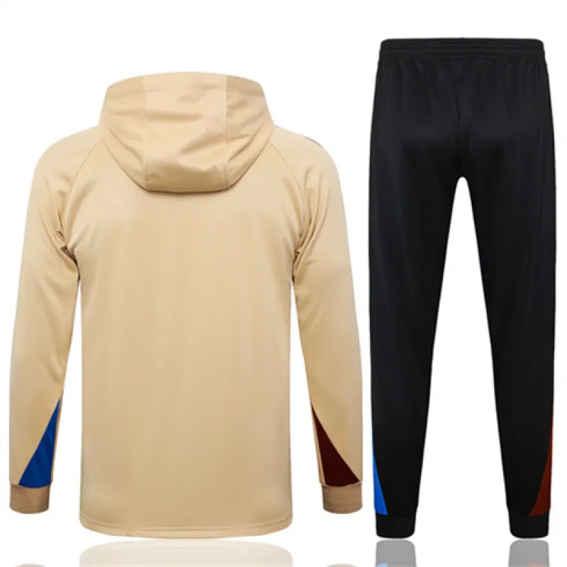 Abbigliamento sportivo con cappuccio del FC Barcelona 2024/25 - Giallo