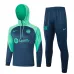 Abbigliamento sportivo con cappuccio del FC Barcelona 2024/25 - Blu