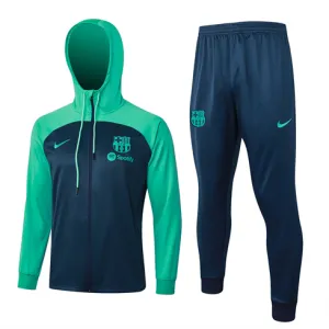 FC Barcelona Kapuzen-Sportjacke 2024/25 - Blau