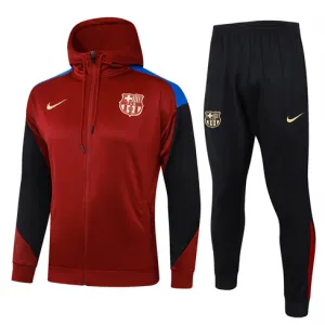 FC Barcelona Kapuzen-Sportjacke 2024/25 - Rot