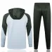 Abbigliamento sportivo con cappuccio per bambini del FC Barcelona 2024/25 - Bianco