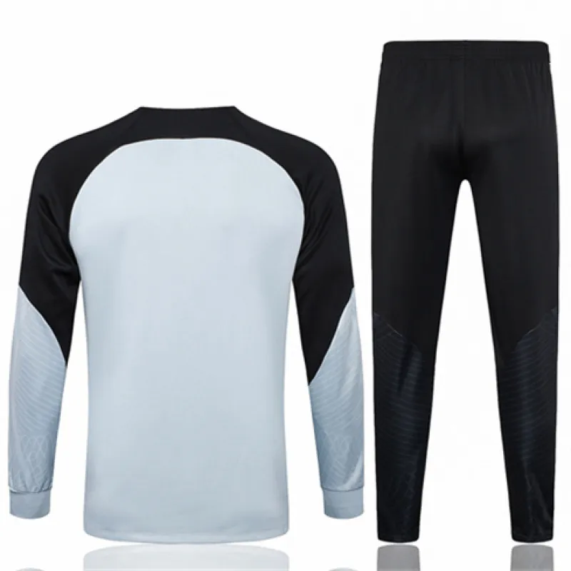 Chaqueta deportiva para niños del FC Barcelona 2024/25 - Gris claro