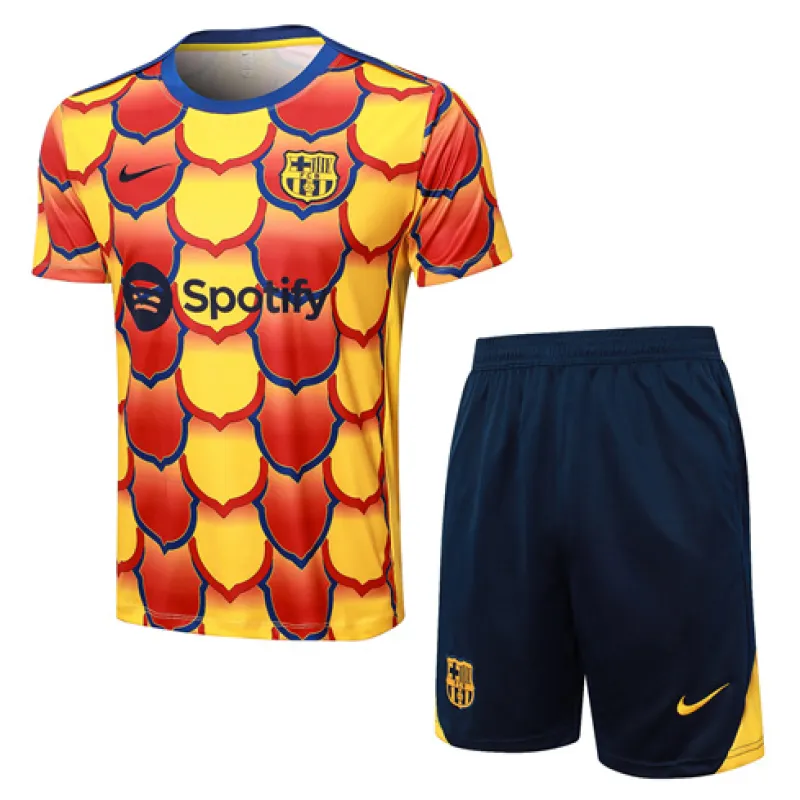 FC Barcelona Trainingstrikot + Shorts 2024/25 - Gelb