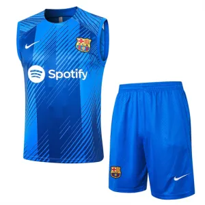 FC Barcelona Shorts- und Weste-Set 2024/25 - Blau
