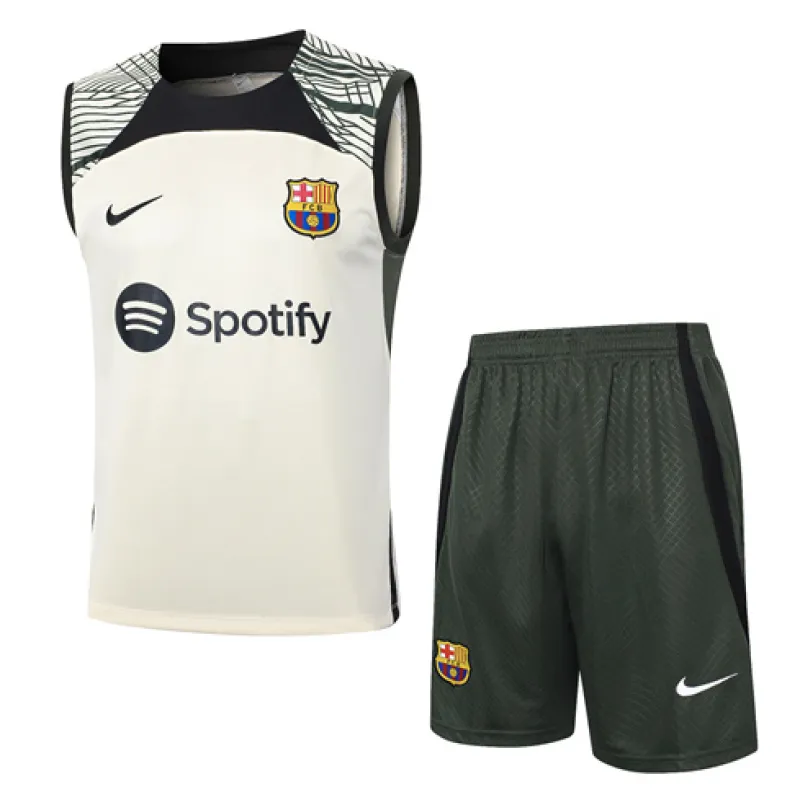 FC Barcelona Shorts and Vest Set 2024/25 - Apricot