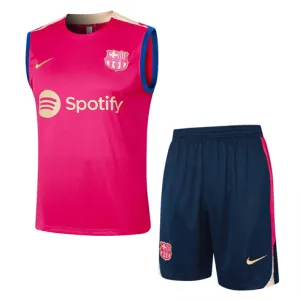 FC Barcelona Shorts- und Weste-Set 2024/25 - Rosa