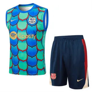 FC Barcelona Shorts- und Weste-Set 2024/25 - Grün