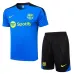 Maglia di allenamento + Shorts del FC Barcelona 2024/25 - Blu