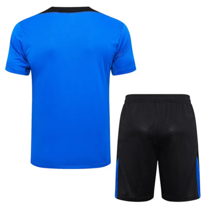Maglia di allenamento + Shorts del FC Barcelona 2024/25 - Blu