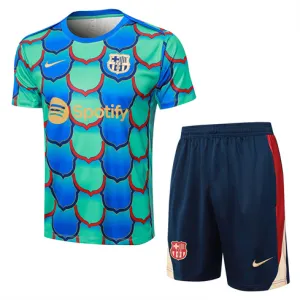 FC Barcelona Trainingstrikot + Shorts 2024/25 - Grün