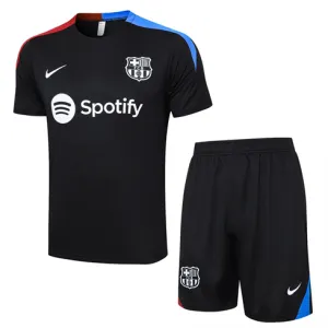 FC Barcelona Trainingstrikot + Shorts 2024/25 - Schwarz