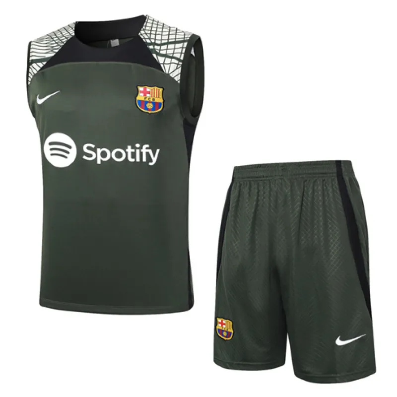 FC Barcelona Shorts- und Weste-Set 2024/25 - Grün