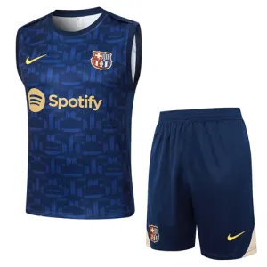 FC Barcelona Shorts- und Weste-Set 2024/25 - Blau
