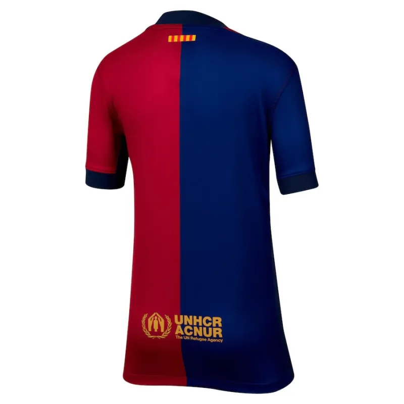 FC Barcelona Kids' Jersey Set for the 2024-25 Home Games - Blue/Red