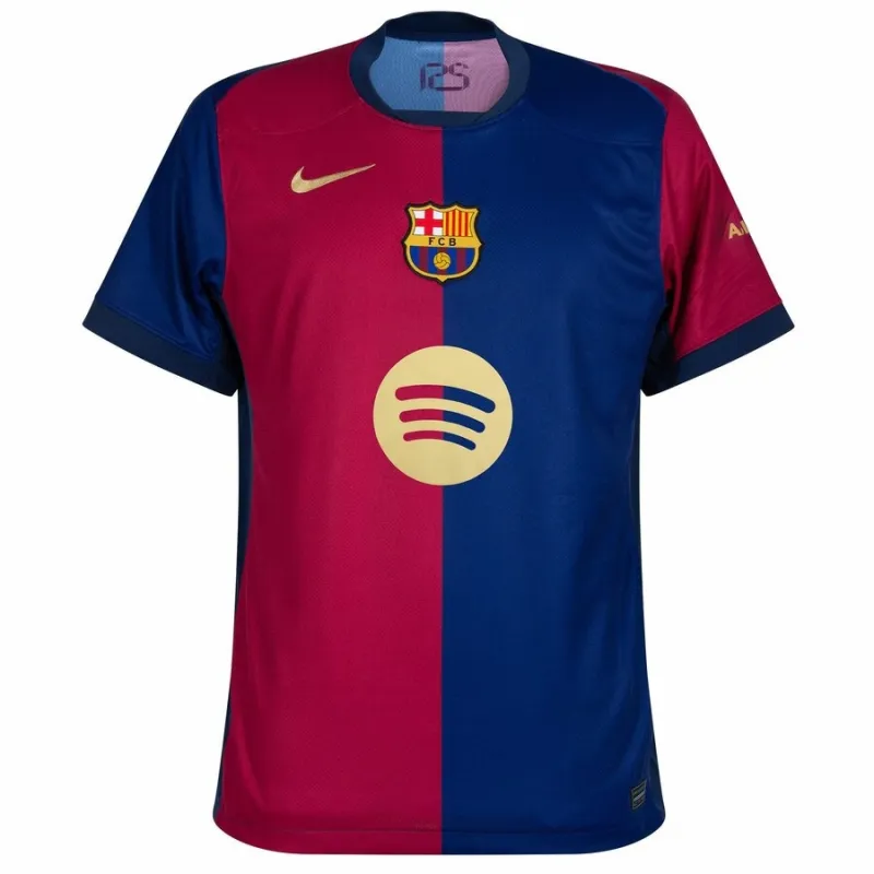 FC Barcelona LAMING YAMAL 2024/25 Home Jersey with New Sponsor - Red/Blue