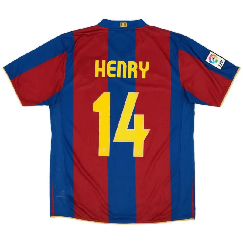 Henry Retro Trikot 2007/08 Heimspiel - Rot/Blau