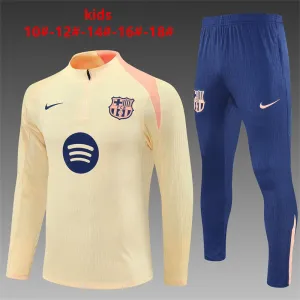 Barcelona 2025/26 Kids Sports Set beige
