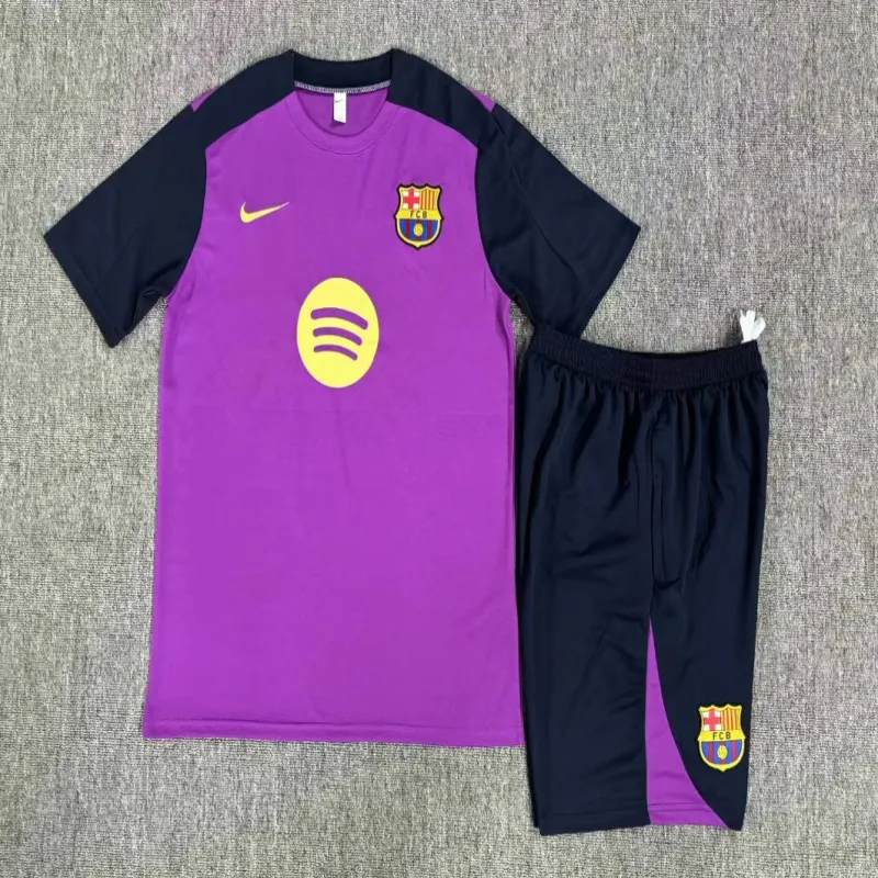 Barcelona 2025/26 Kids Training Set purple