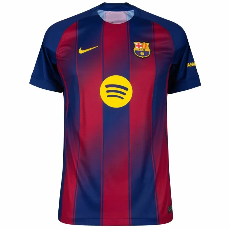 Barcelona Yamal 2025/26 Kids' Home Jersey - Red/Blue
