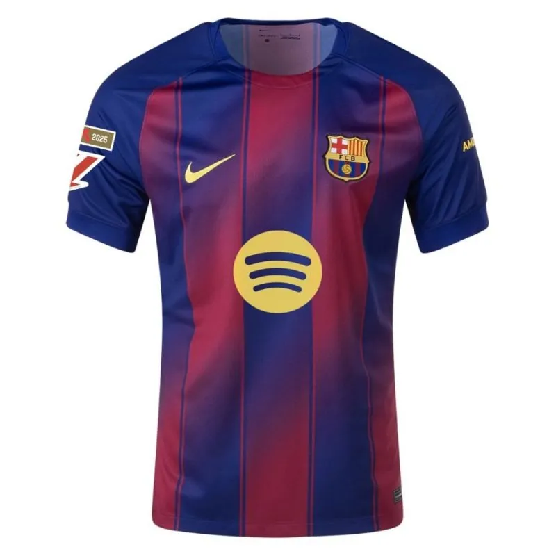 Barcelona LEWANDOWSKI 2025/26 Home Kids' Jersey Set - Red/Blue