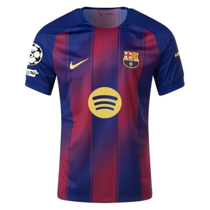 Barcelona LEWANDOWSKI 2025/26 Home UCL Kids' Jersey - Red/Blue