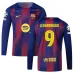 Maglia Barcellona Casa Maniche Lunghe UCL 2025/26 LEWANDOWSKI