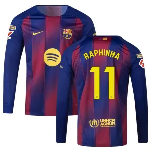 Barcelona Heimtrikot Langarm 2025/26 RAPHINHA