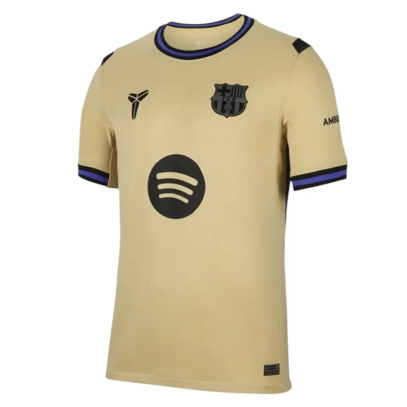 Barcelona 2025/26 Away Kids' Jersey - Beige