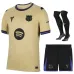 Set di maglia in trasferta bambini del Barcellona 2025/26 - Beige