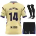 Barcelona RASHFORD UCL 2025/26 Away Kids' Jersey Set - Beige