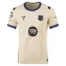 Barcelona PEDRI UCL 2025/26 Kids Away Kit Jersey - Beige