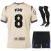 Barcelona PEDRI UCL 2025/26 Kids Away Kit Jersey - Beige