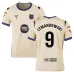 Barcelona LEWANDOWSKI 2025/26 Kids Away Jersey - Beige