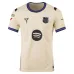 Barcelona RAPHINHA 2025/26 Kids Away Kit Jersey - Beige