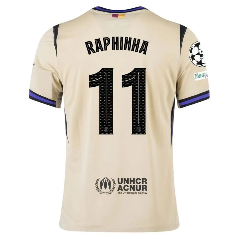 Maillot Barcelone Extérieur UCL 2025/26 RAPHINHA 