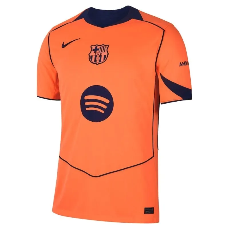 Barcelona 2025/26 Kids’ Third Kit Set - Orange