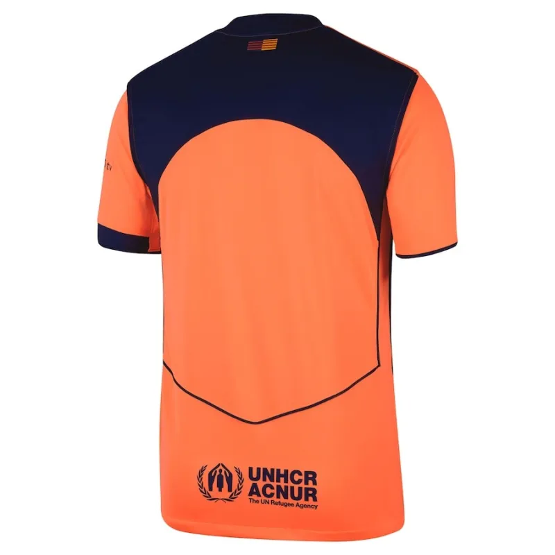 Barcelona 2025/26 Kids’ Third Kit Set - Orange