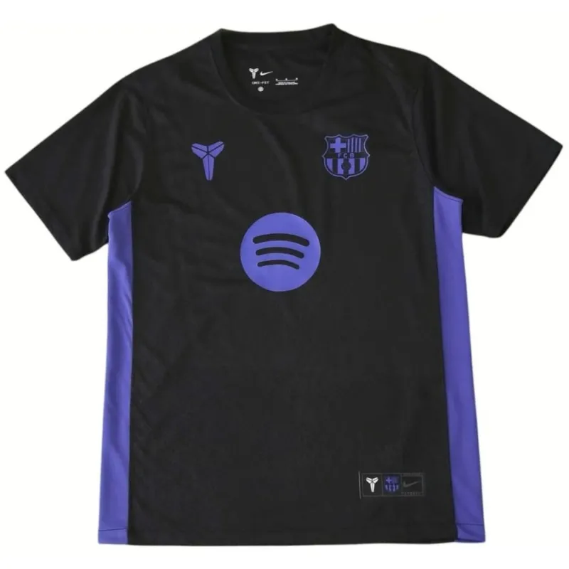 Maillot de Barcelone 2025/26 avant-saison X Kobe - Noir/Bleu
