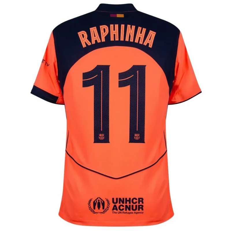 Barcelona 2025/26 RAPHINHA Third Jersey